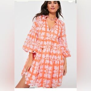 OLIPHANT Exclusive Tigerlily Balloon Sleeve Short Dress - Small NEVER WORN